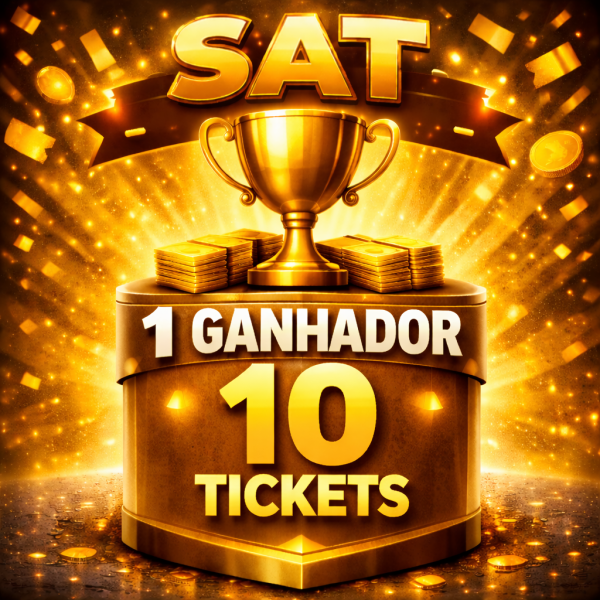 SAT 3 - 10 TICKETS - 0410 PRÊMIO